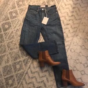 Everlane NWT High Raise Straight Jean
